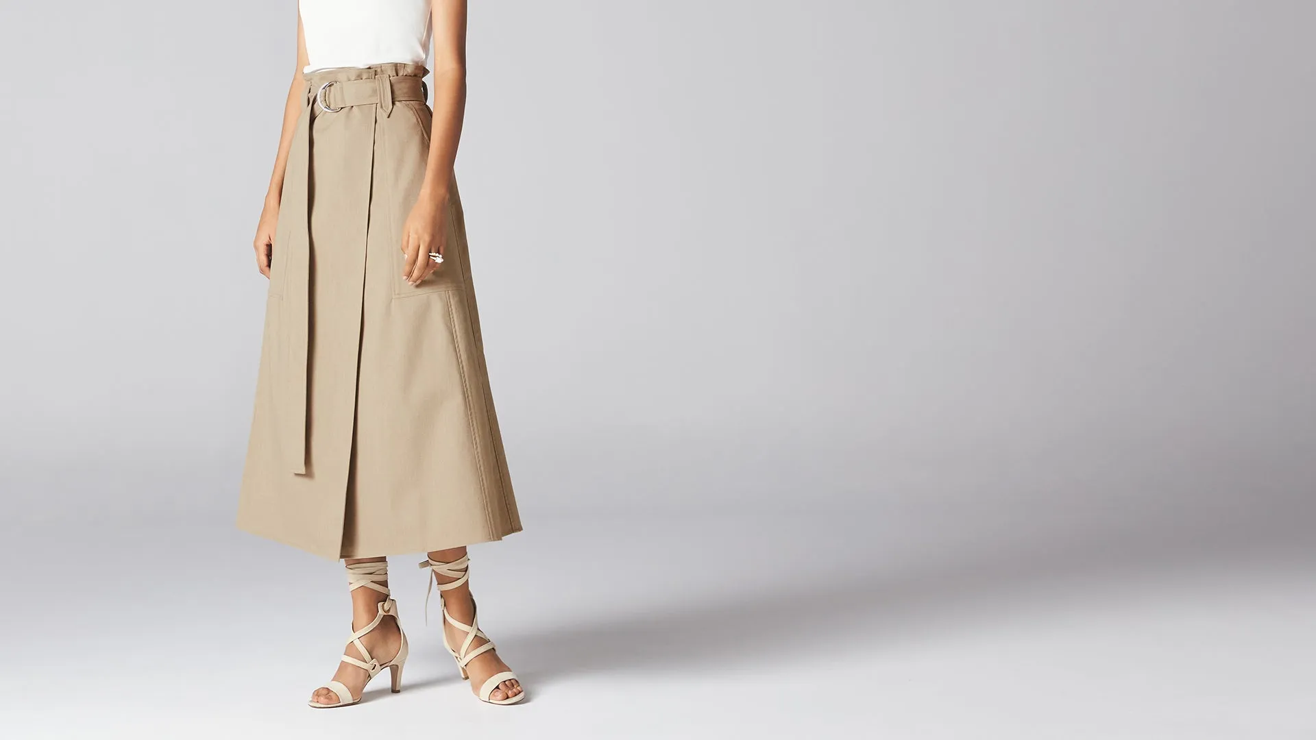 Beige Kyoto Skirt