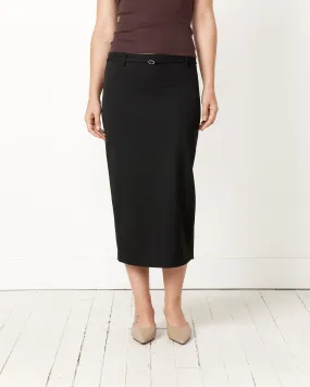 Belted Pencil Skirt