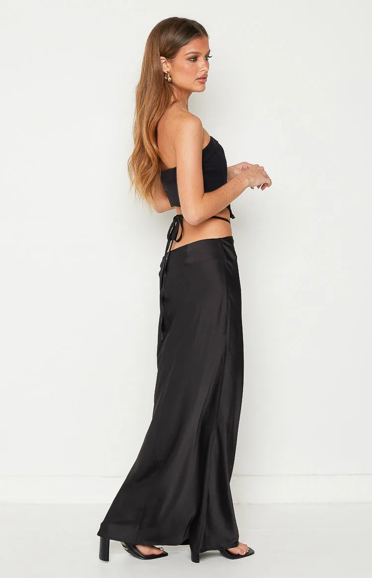 Bethenie Black Maxi Skirt