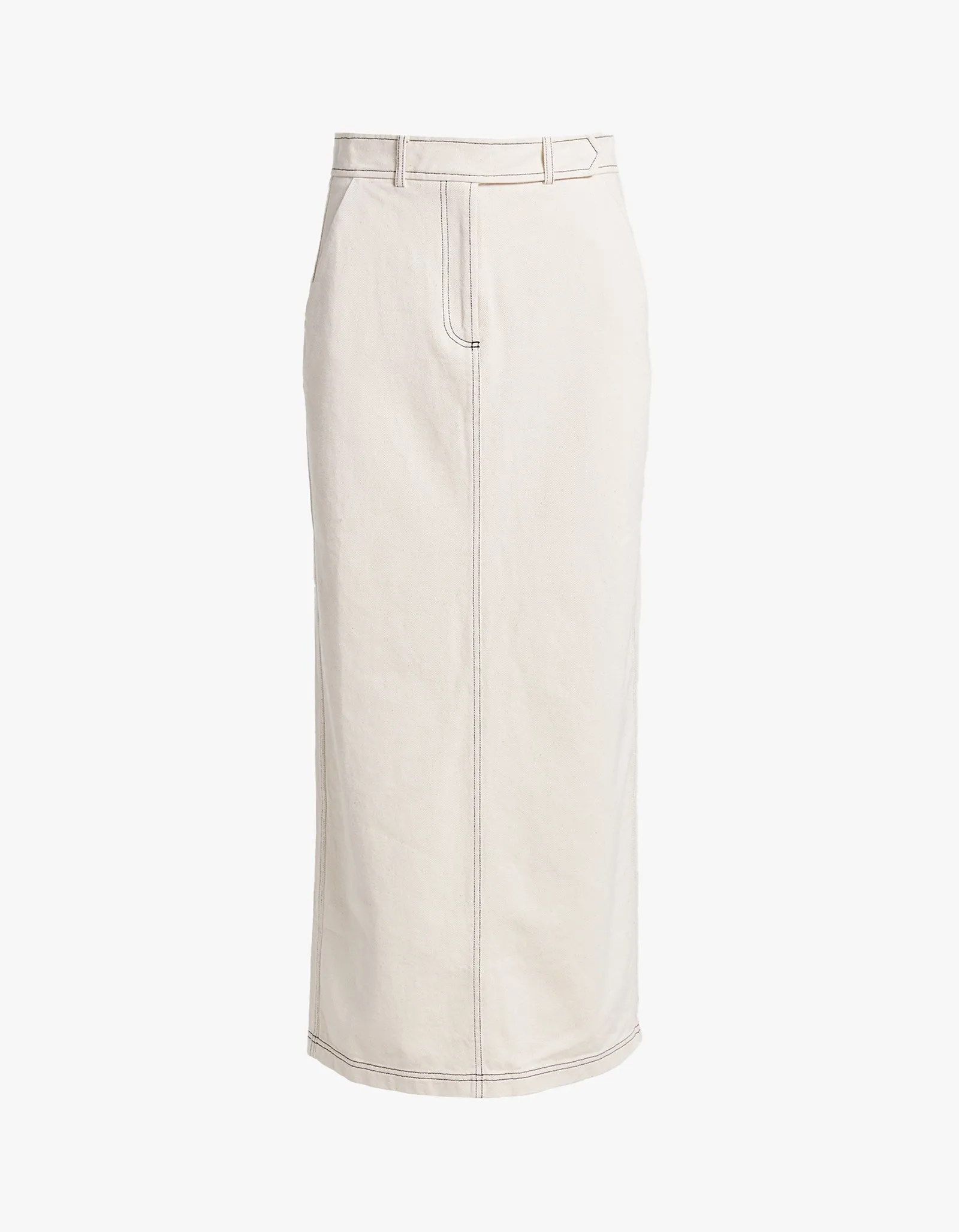 Blake Midi Skirt - Natural/Black