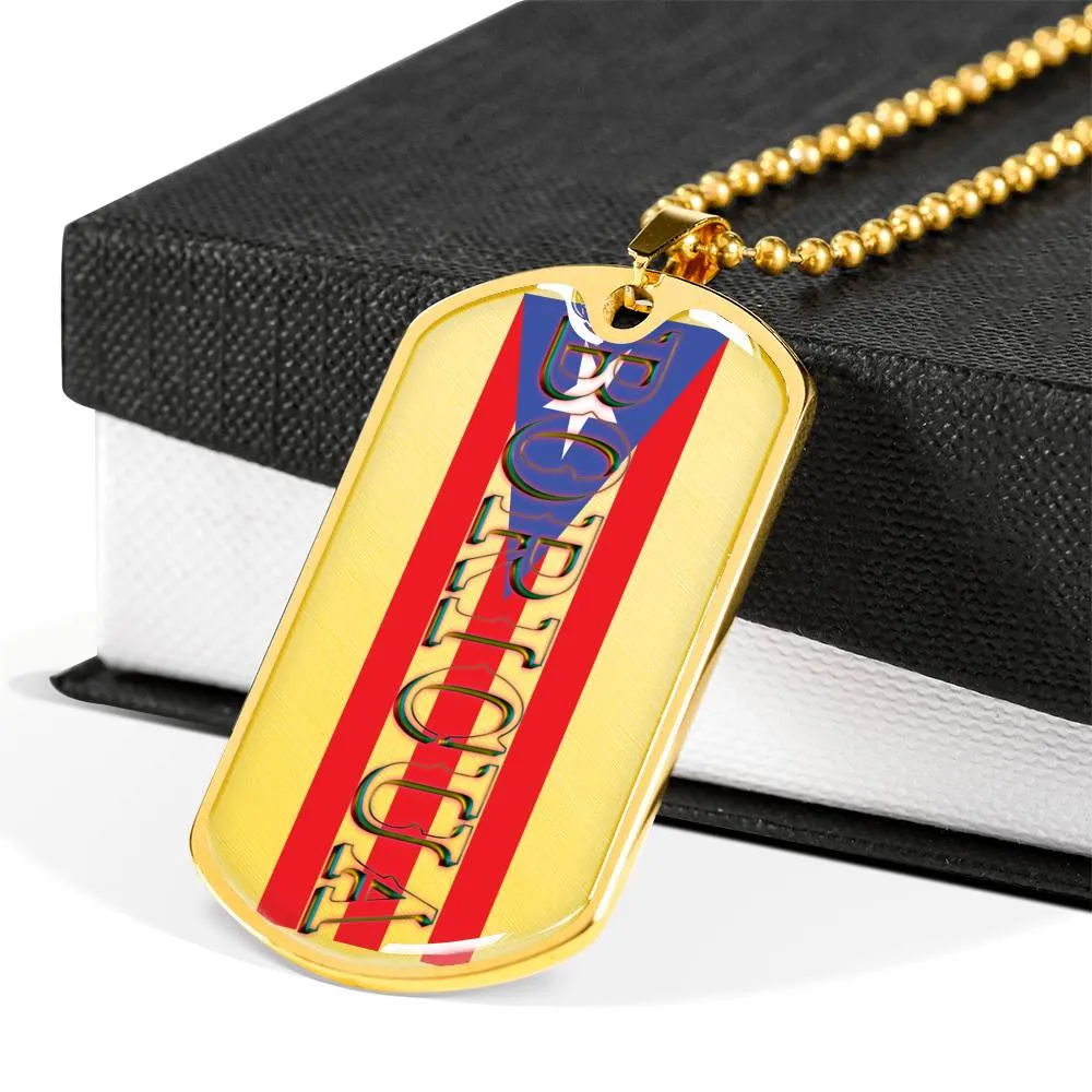 Boricua Dog Tag