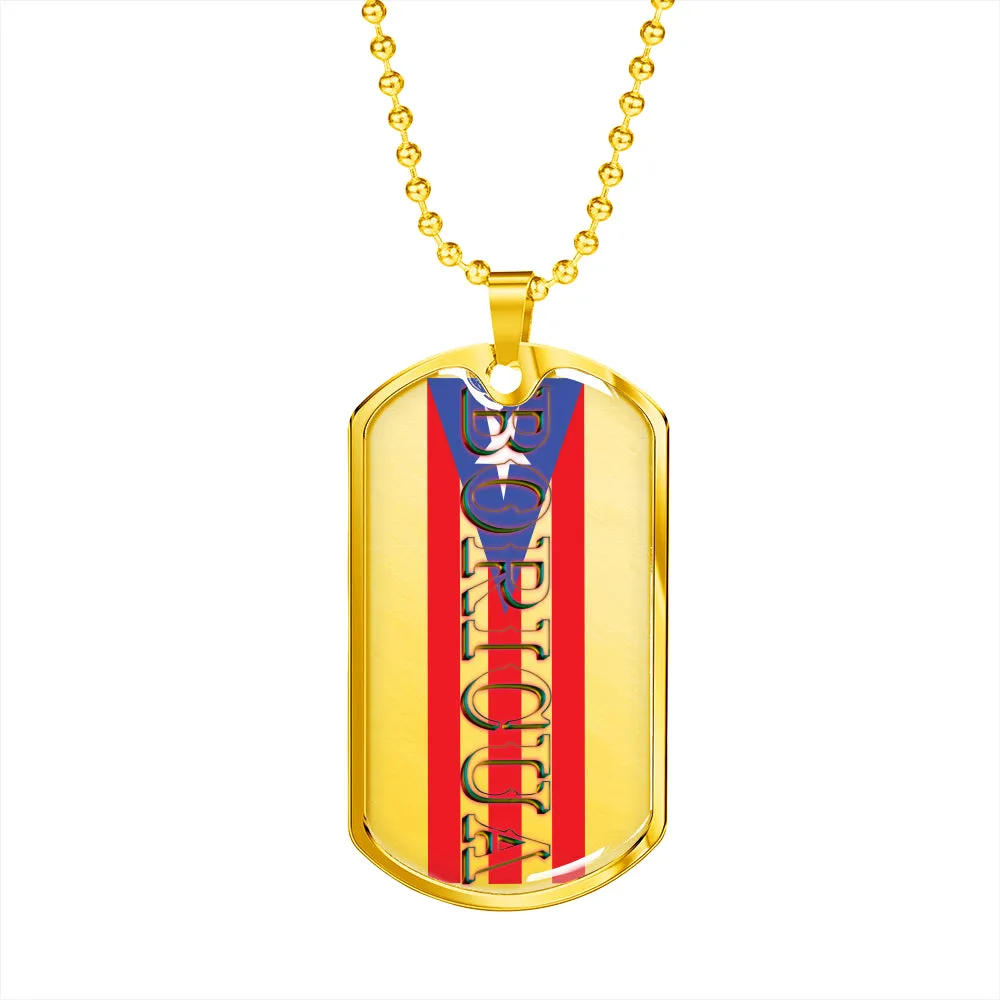 Boricua Dog Tag