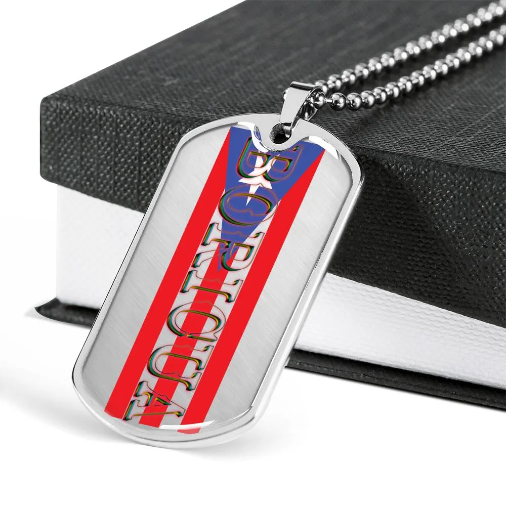 Boricua Dog Tag