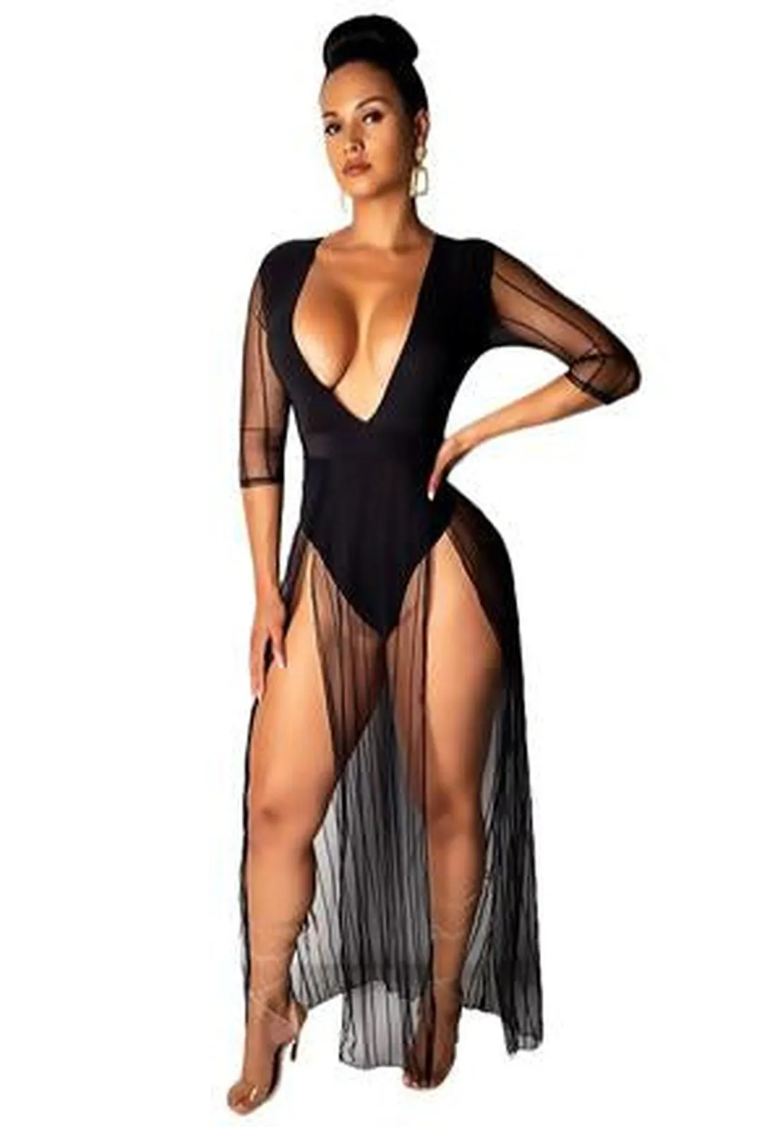 BROOKE - BODYSUIT MAXI DRESS