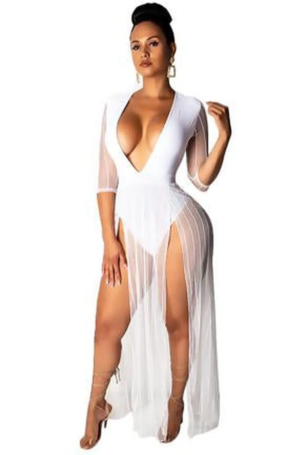 BROOKE - BODYSUIT MAXI DRESS