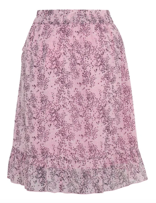 BY - Higla orchid-haze print skirt