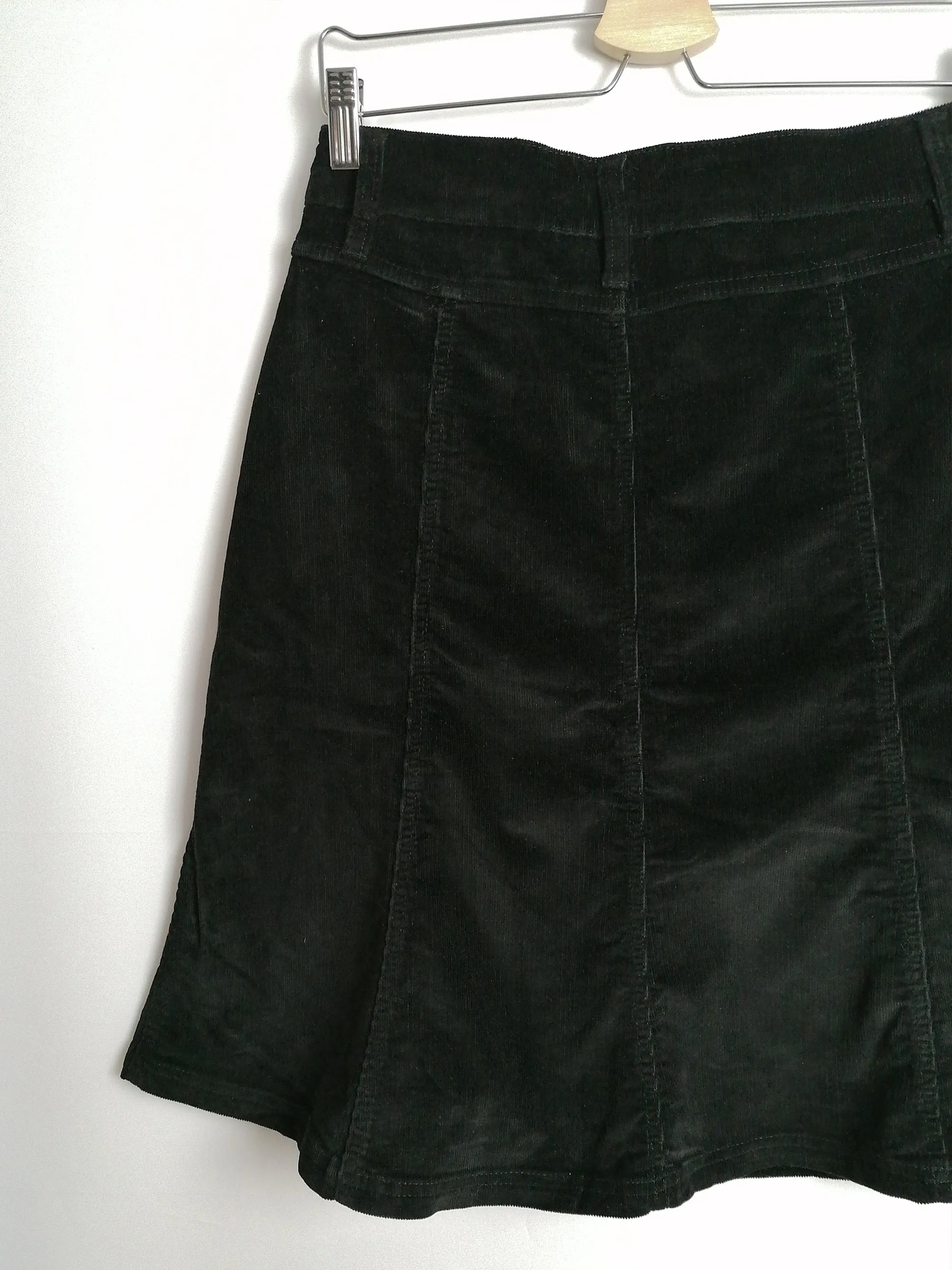 Corduroy Skirt Black