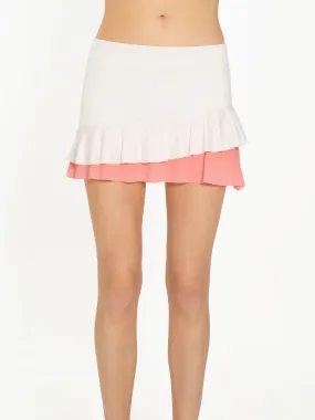 Courtside Charm Tennis Skirt - Vapor/Plumeria