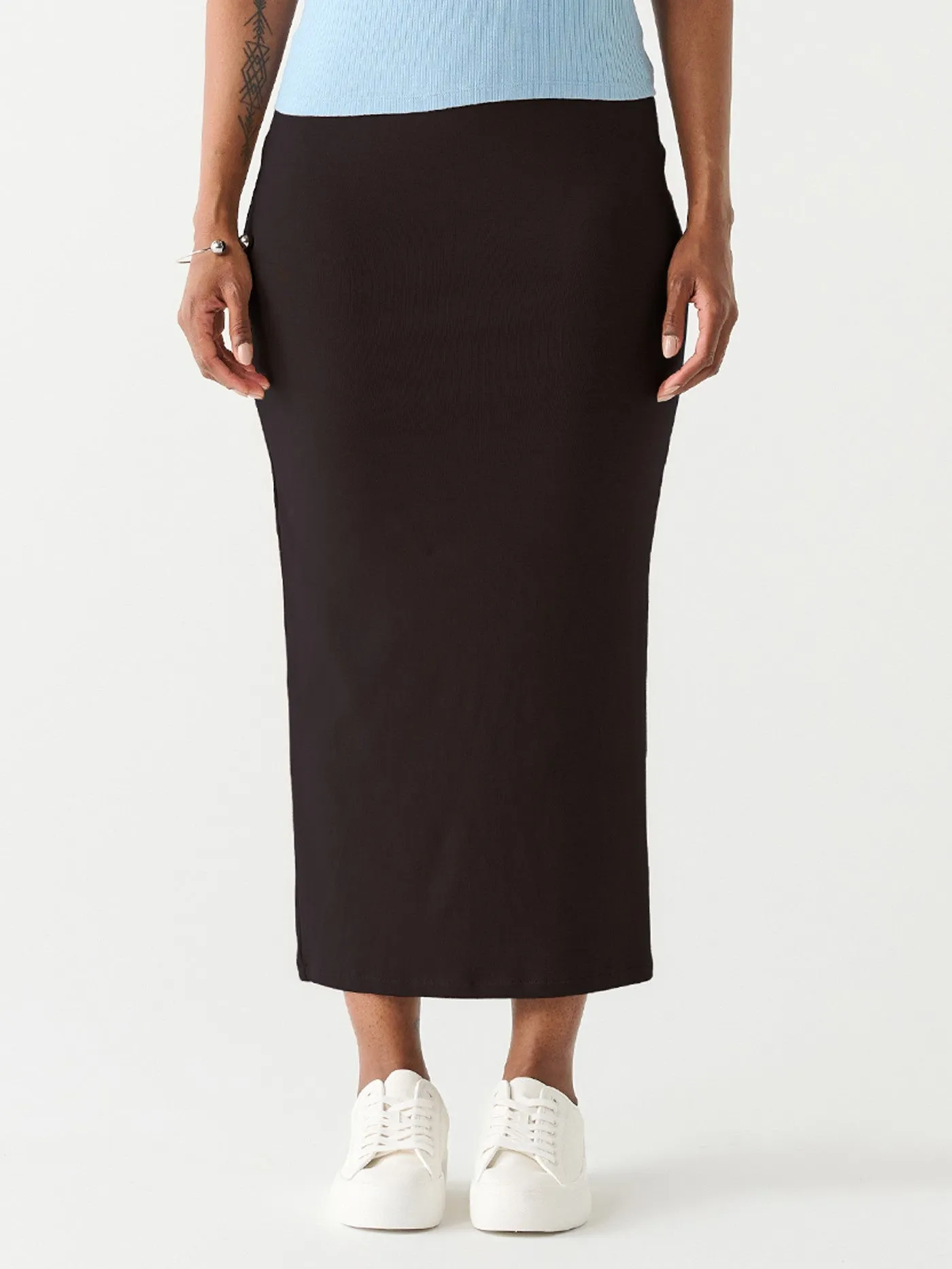 DEX Long Midi Pencil Skirt