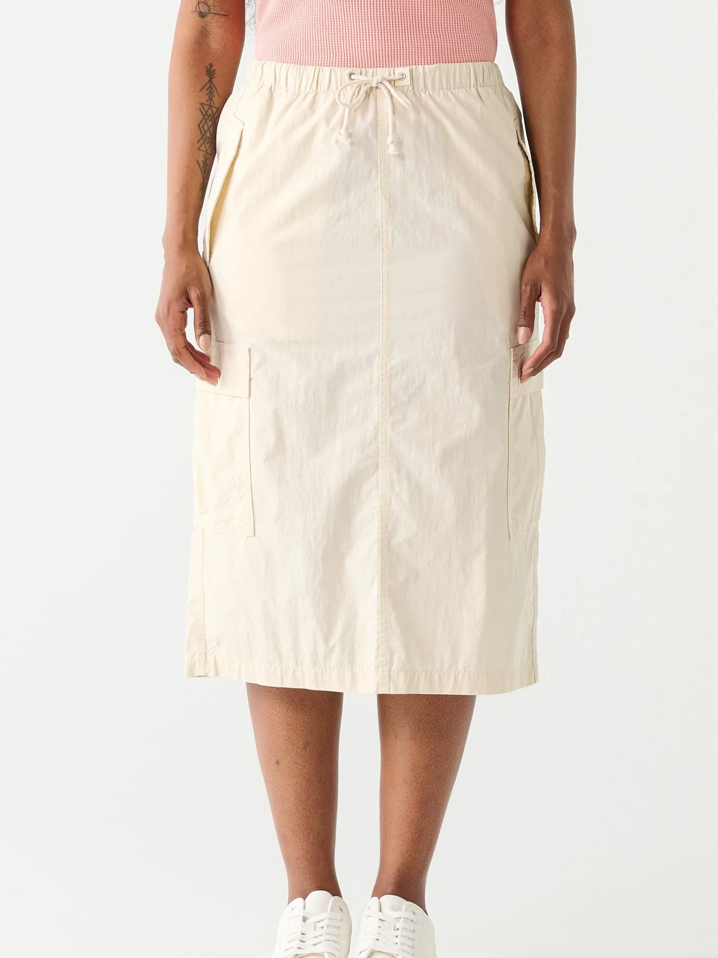 DEX Parachute Cargo Midi Skirt