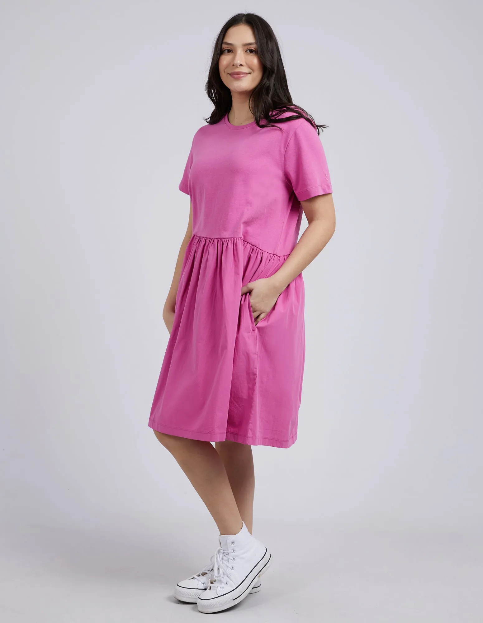 Elm Nahla Dress - Super Pink