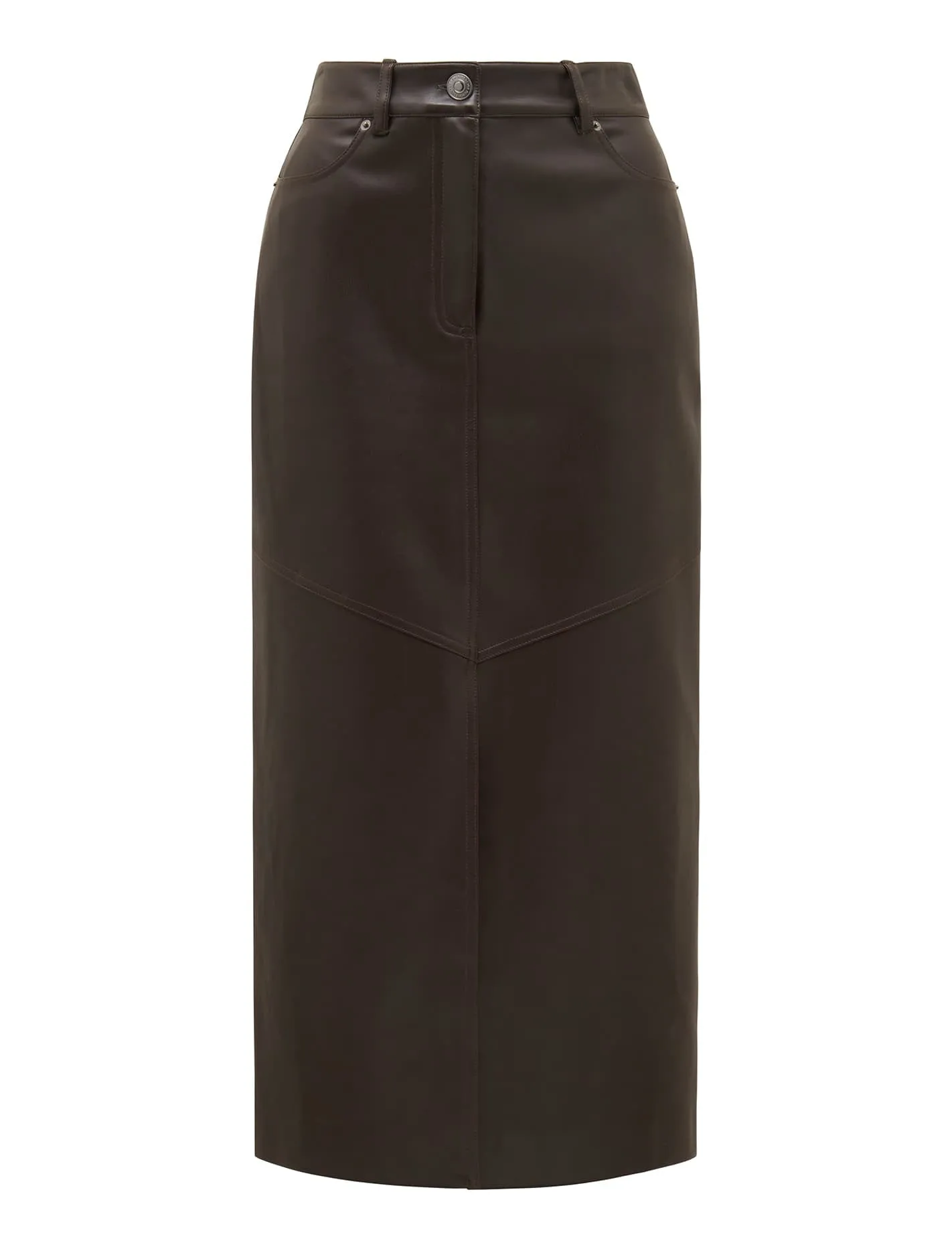 Elodie Vegan Leather Midaxi Skirt