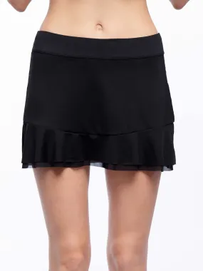 Emma 13 1/2" Tennis Skirt - Black