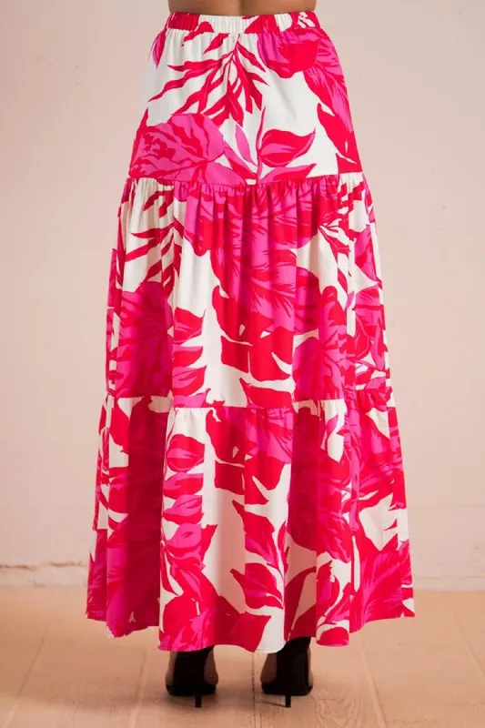 Floral Escape Maxi Skirt