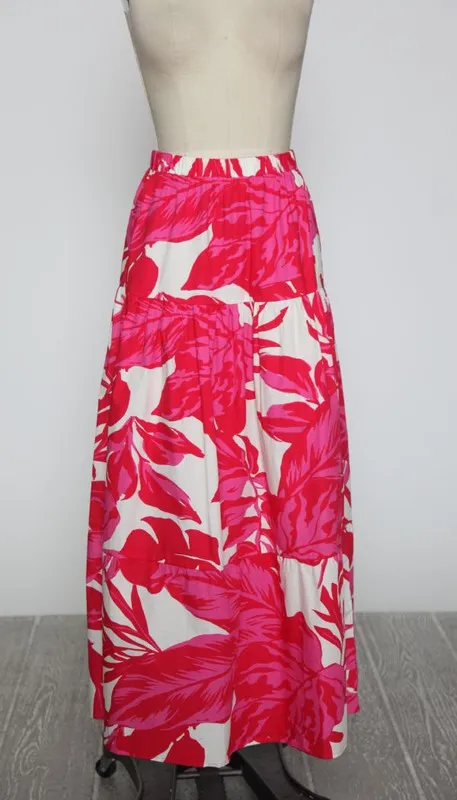 Floral Escape Maxi Skirt