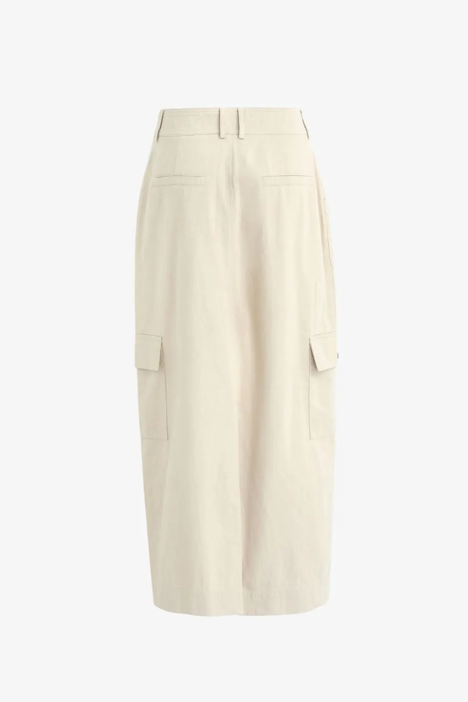 Frank Stone Cotton Utility Midi Skirt