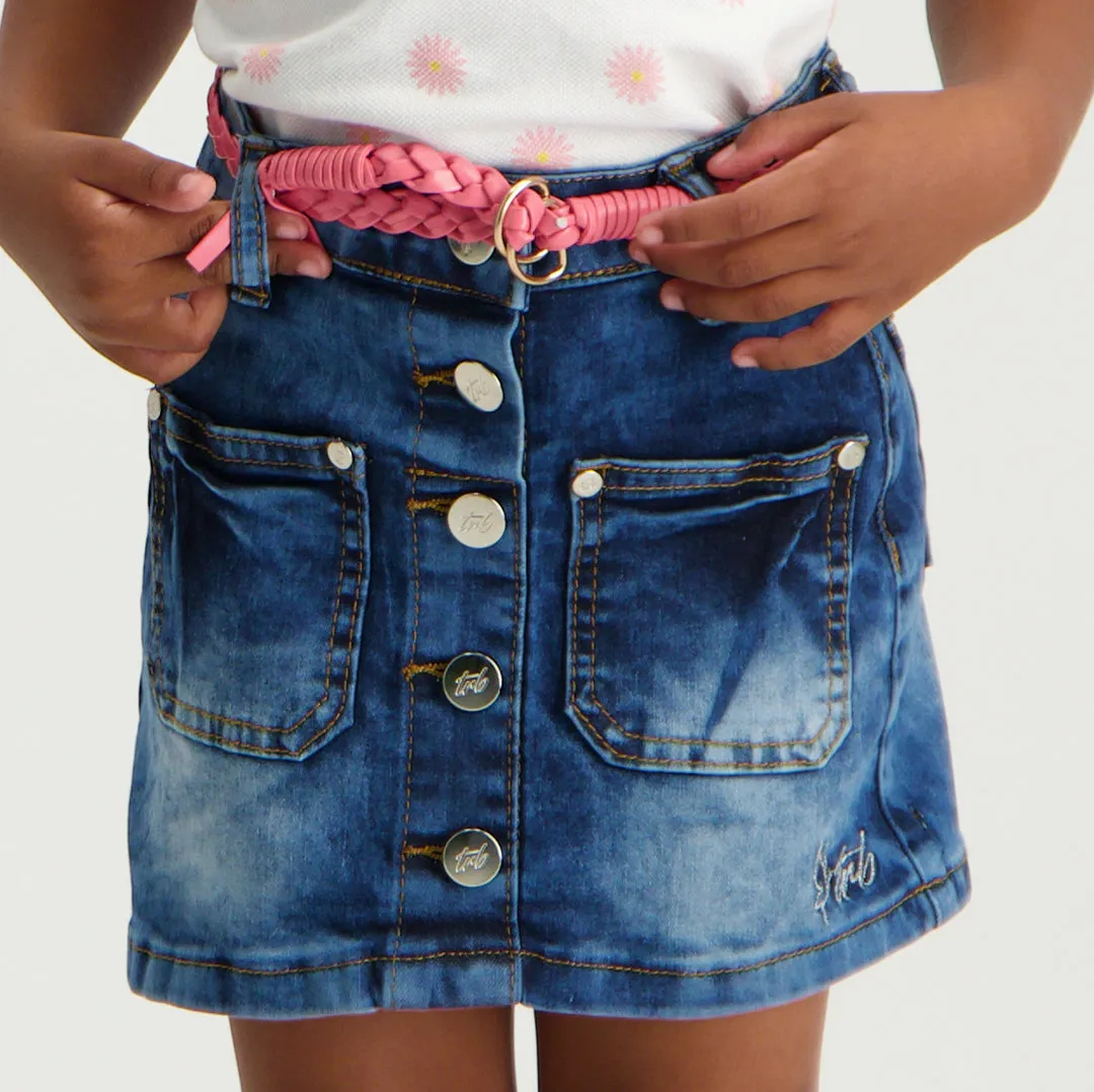 Girls Denim Skirt