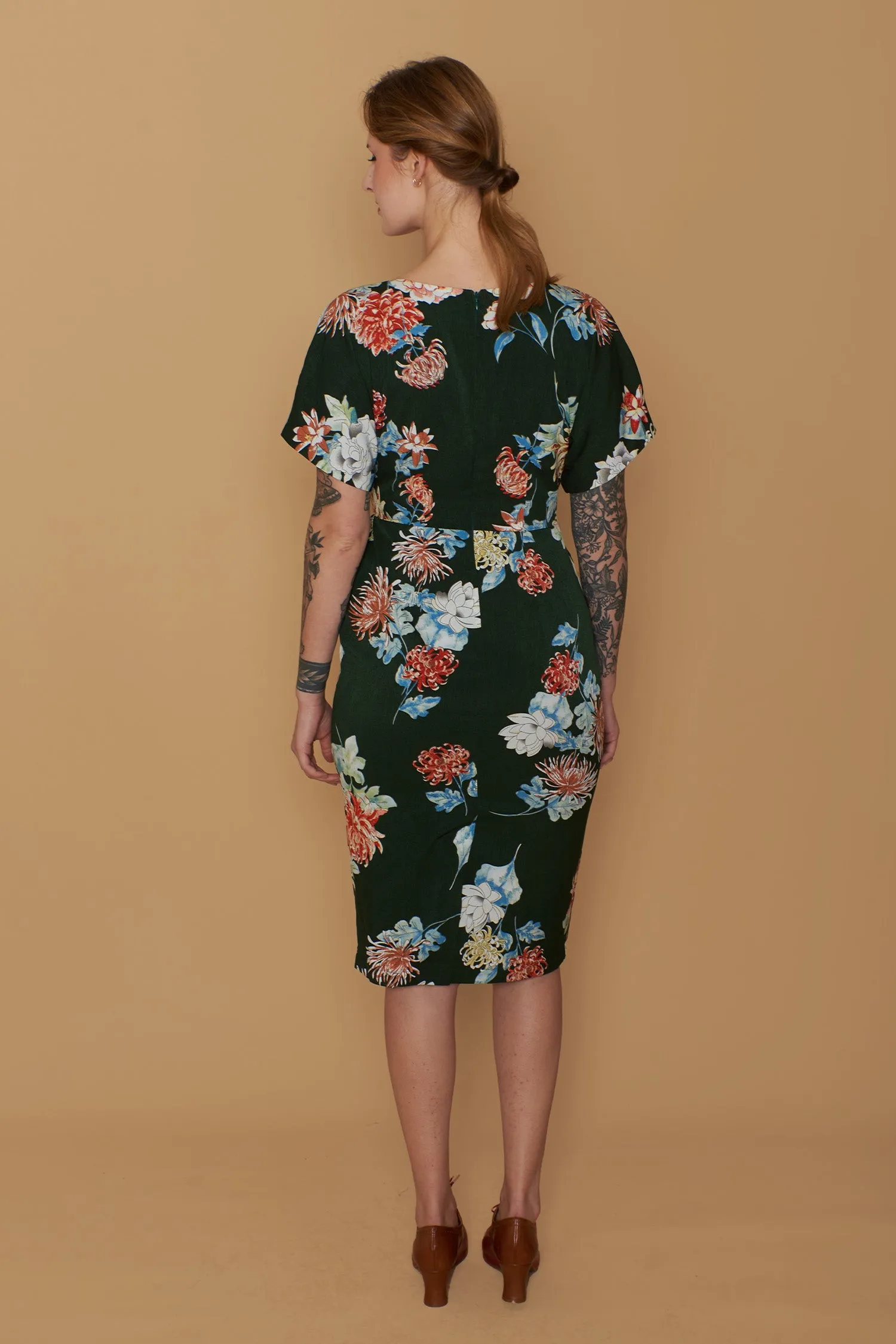 Jill Green Floral Dress