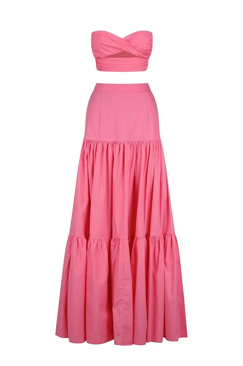 Leilani Maxi Skirt - Pink