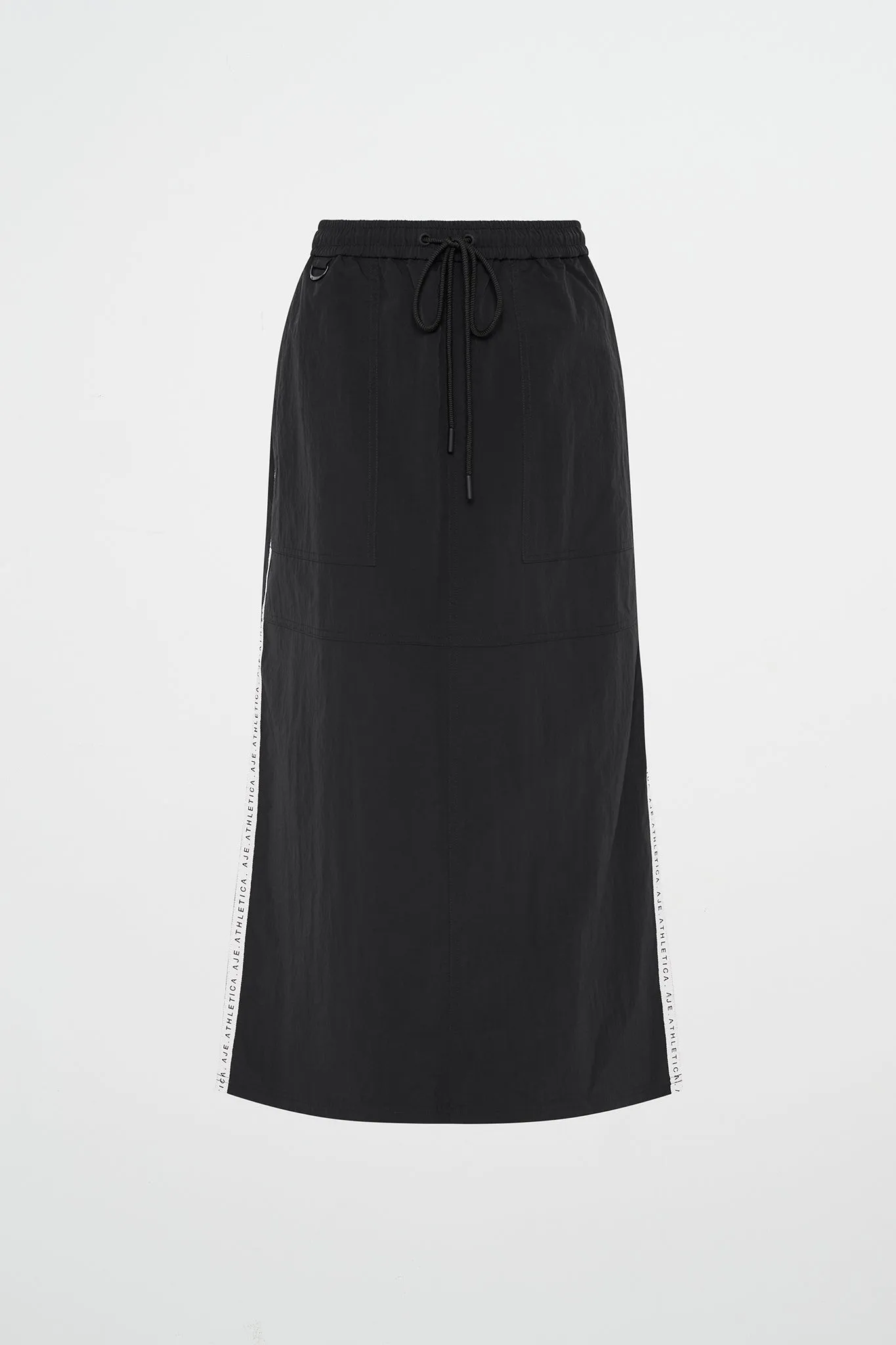 Logo Tape Spray Midi Skirt 647