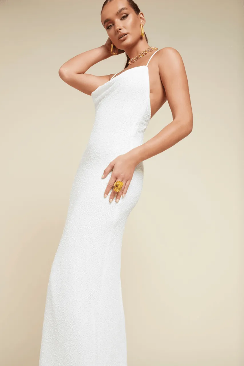 Luci Maxi Dress - White