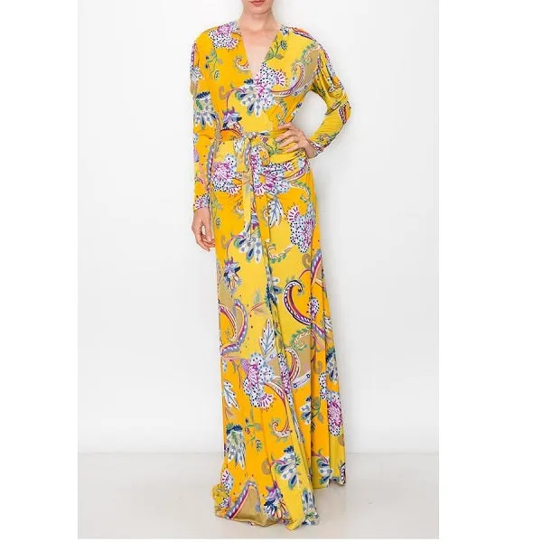 Naomi Long Sleeve Maxi Dress