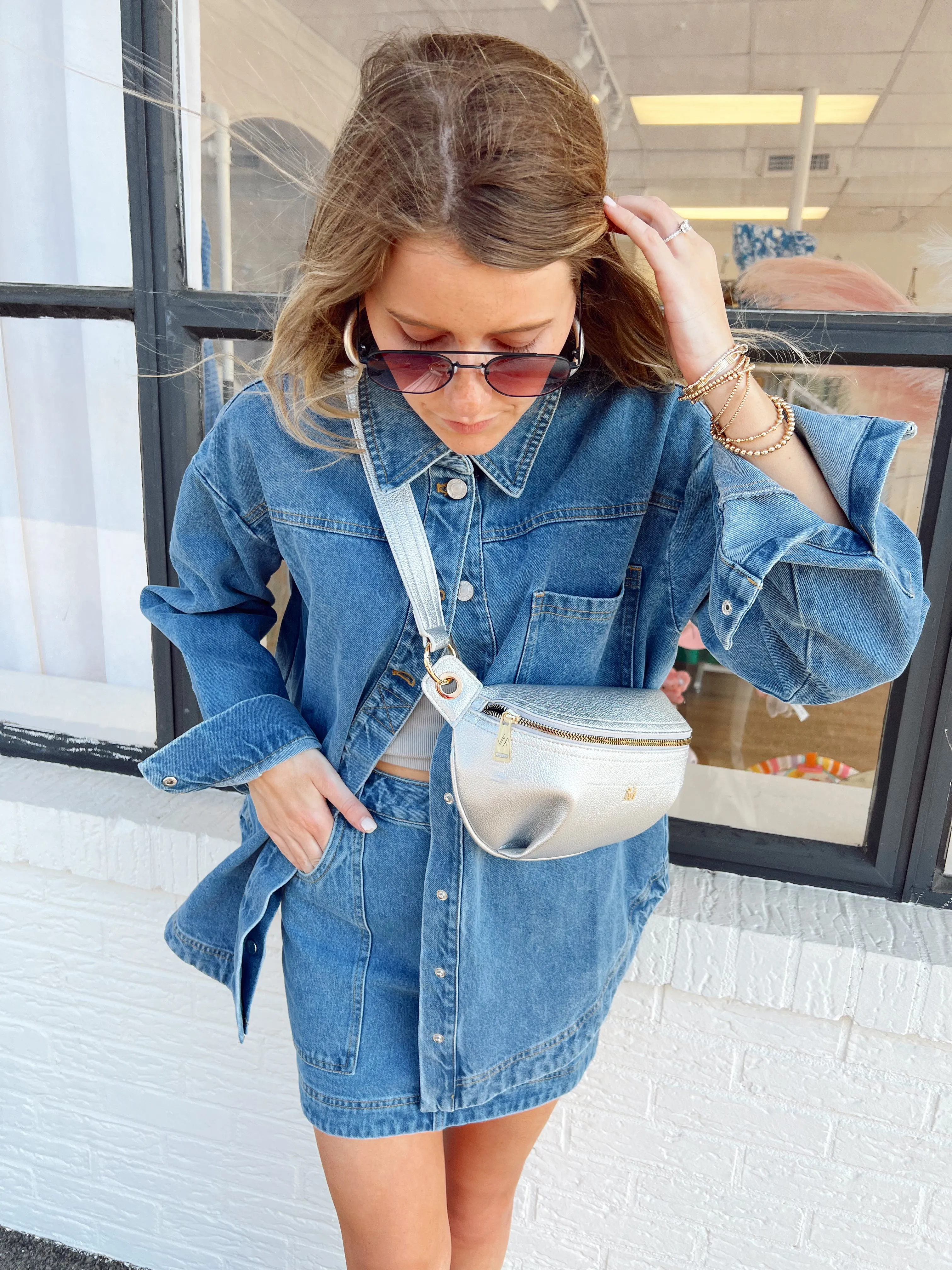 Oversized Denim Shirt