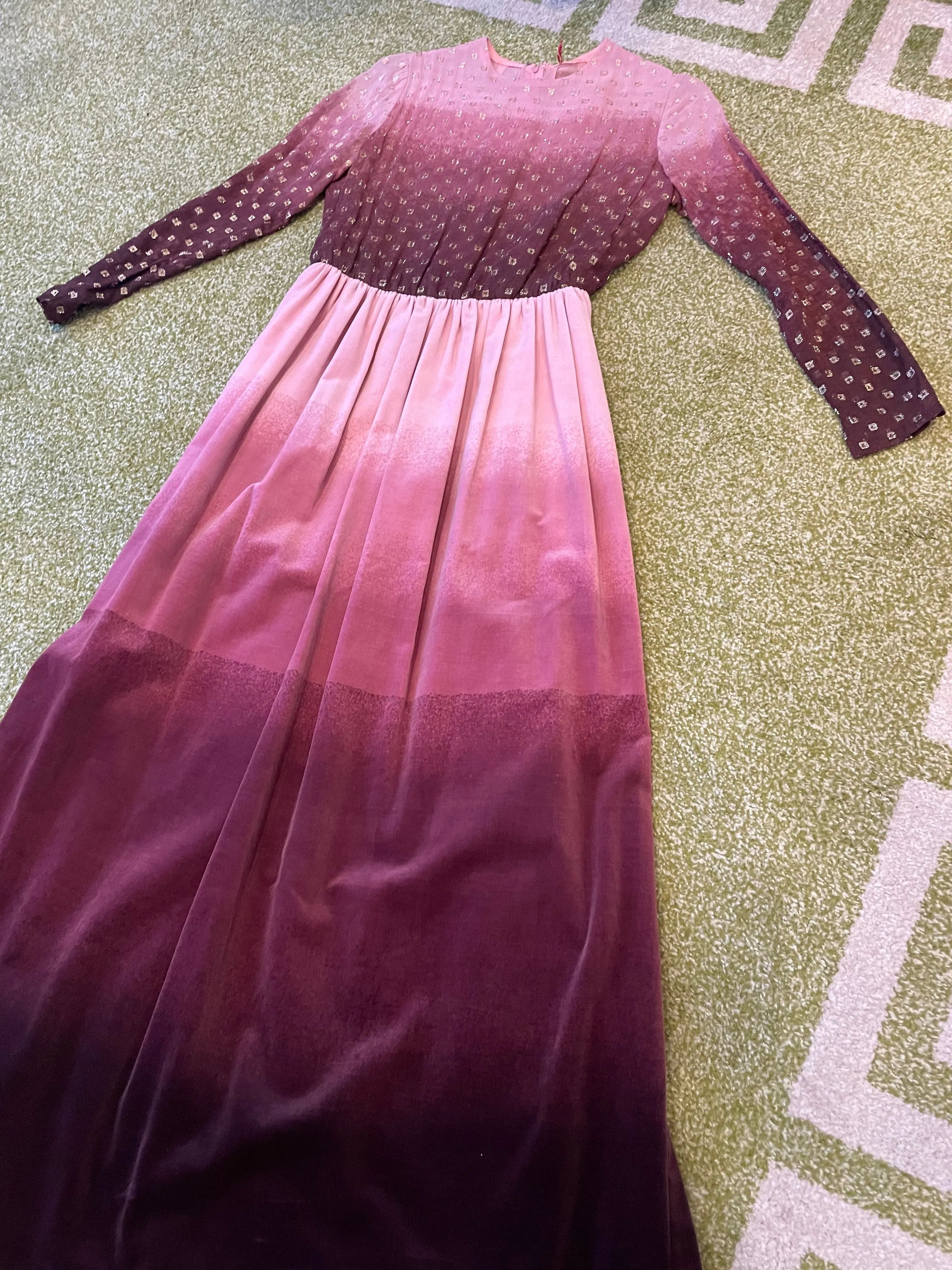 Plum Ombre Gown