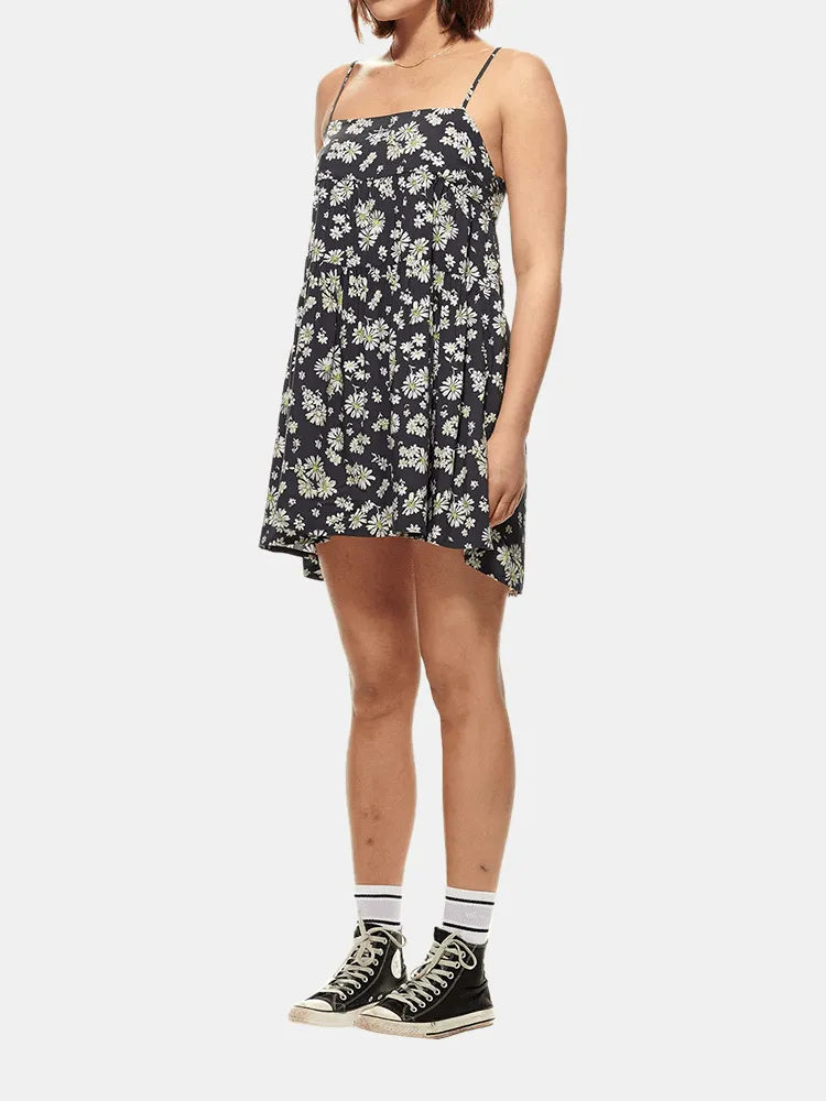 Stussy Reyna Tiered Mini Dress - Daisy