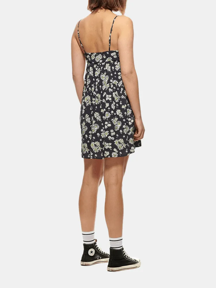 Stussy Reyna Tiered Mini Dress - Daisy