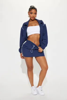 Tennis Court Ready Skirt Set - Navy