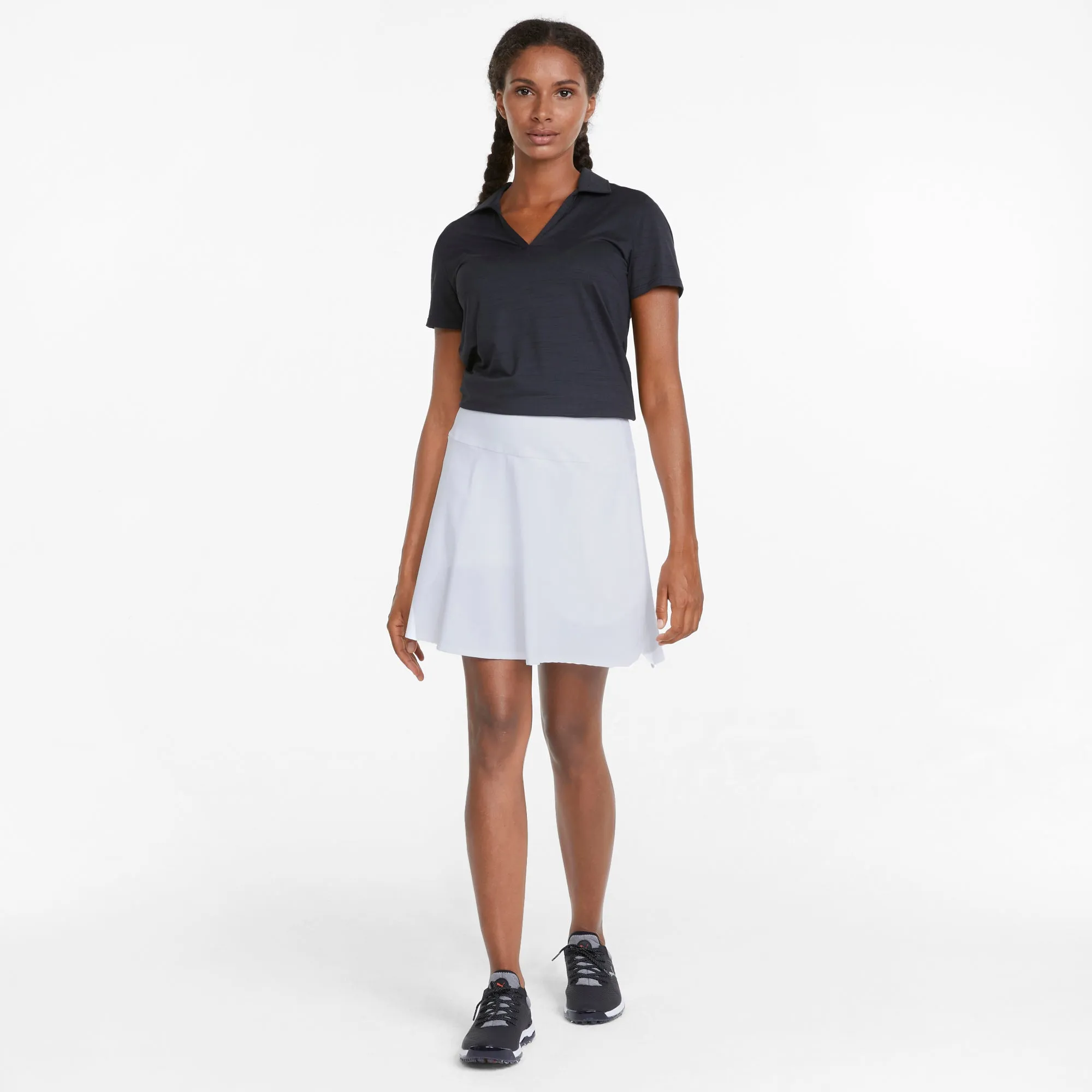 Women's PWRSHAPE Solid Golf Skirt | Bright White