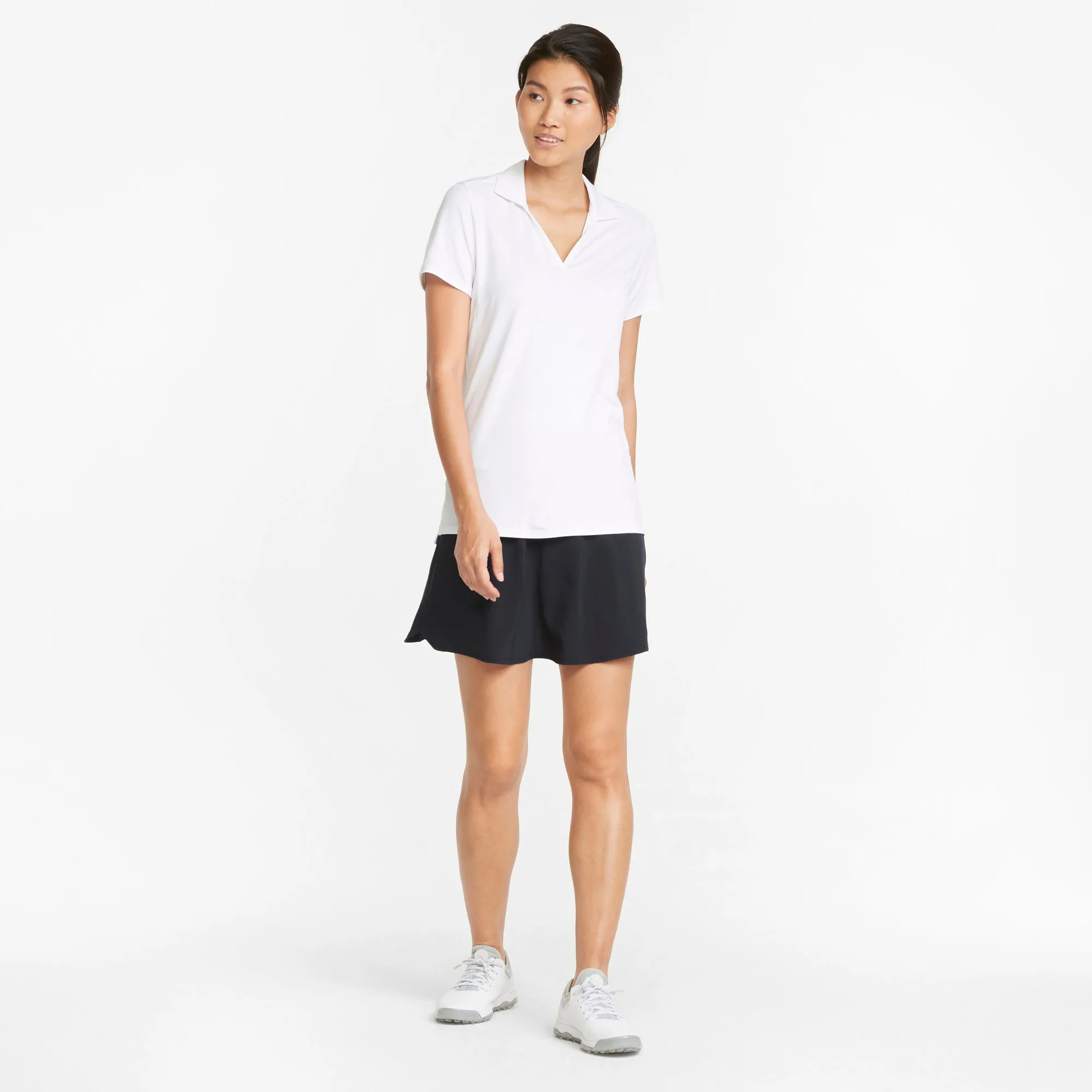 Women's PWRSHAPE Solid Golf Skirt | Puma Black